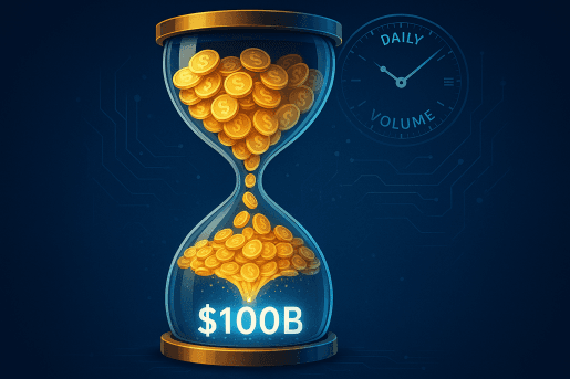 Global Stablecoin Trading Volume Hits Record $100B Mark
